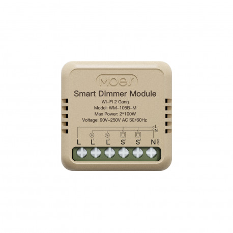 WM-105B-M-MS Dual Smart Dimmer - Wi-Fi