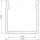 AL12-GLS3-AS-1000 ledprofiel - opbouw