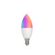 WB-TDC6-RCW-E14-MS Smart LED BulB - E14 - 6 Watt - RGB+CCT - Wi-Fi